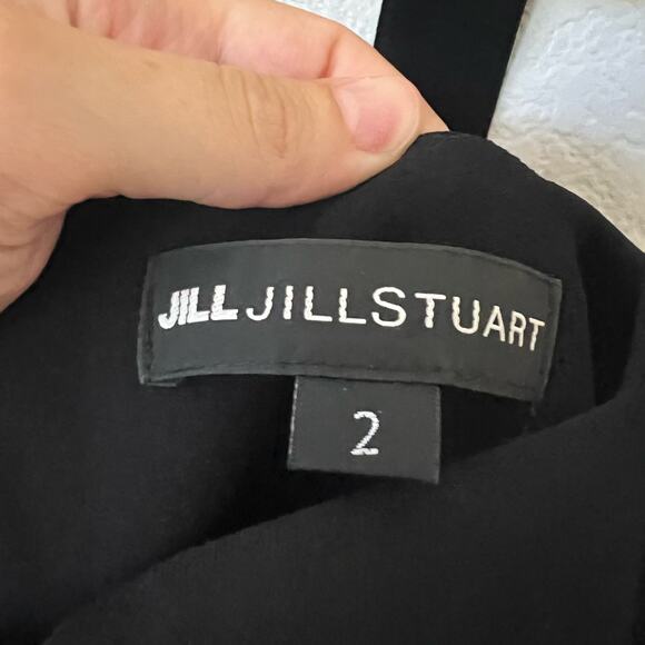 JILL STUART Black Cutout Mini Dress Size 2 - Picture 6 of 6